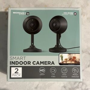 Smart Indoor Camera 2-Pack - Black